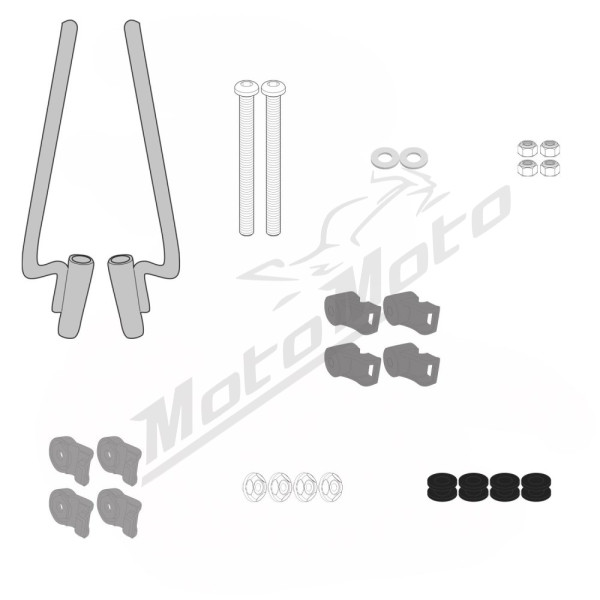 KAPPA Windshield mounting kit Piaggio Liberty 50-150 25-26