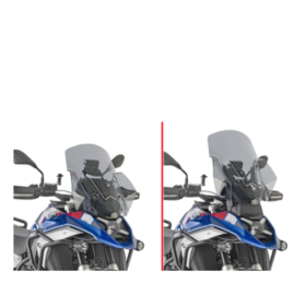 KAPPA Windshield smoked 54.5x49cm BMW R 1300 GS 1300 24-25