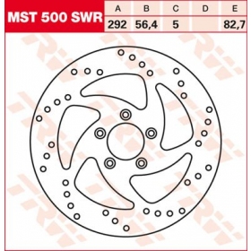 FRONT BRAKE DISC MST500SWR HARLEY DAVIDSON 883-1584CC 1999-2013 1PC