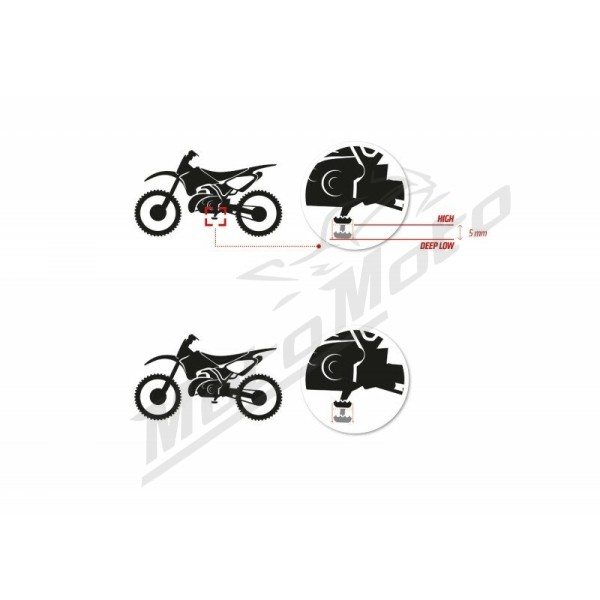 S3 Curve vairuotojo pakojai GasGas / Husqvarna / KTM 85-500 13-23