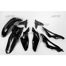 UFO Plastic kit black Husqvarna TC 250-450 09-13
