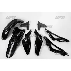 UFO Plastic kit black Husqvarna TC 250-450 09-13