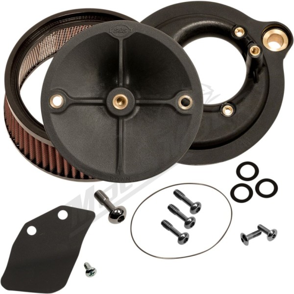 S&S CYCLE Super Stock™ Stealth Air Cleaner Kit Harley Davidson FLDE / FLFB / FLFBS 1750-1977cc 17-25