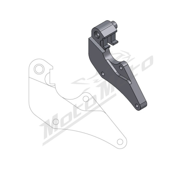 MOTO-MASTER SM Street Front Brake Caliper Adaptor 320mm Honda CR / CRF 125-450 04-18