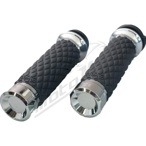 KHROME WERKS Klassic Grips 25,4mm Harley Davidson FLDE / FLFB / FLFBS / FLHR / FLHRC / FLHT / FLHX / FLS / FXFBS 1584-1868 08-25