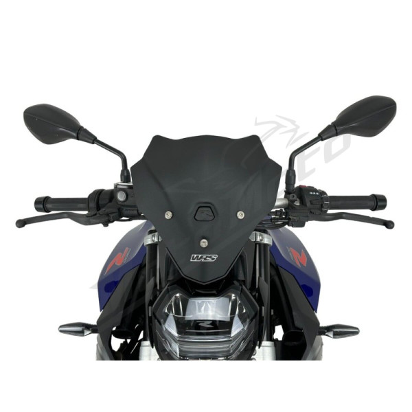 WRS TOURING Priekinis stiklas Matinis Juodas BMW F900R 20-24