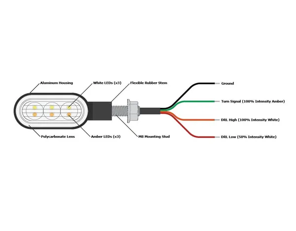 DENALI T3 Switchback M8 Led Turn Signals