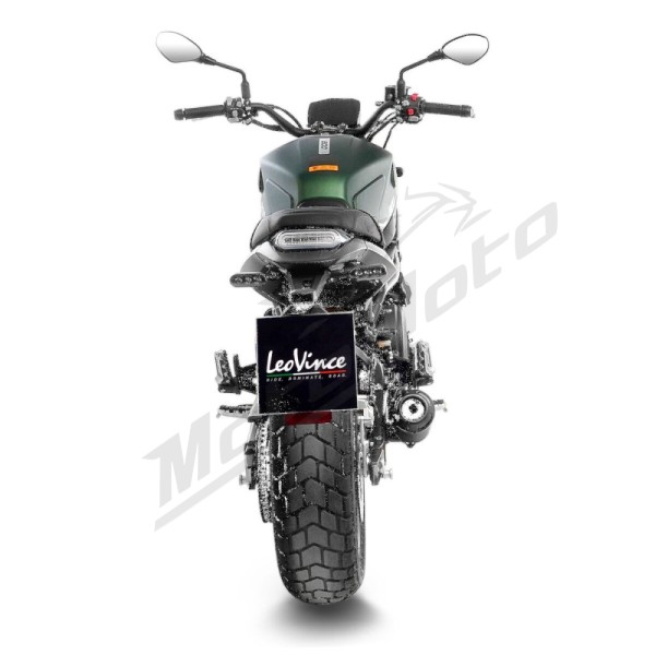 LEOVINCE LV-10 Full Black Slip-On Muffler BENELLI LEONCINO 800 22-23