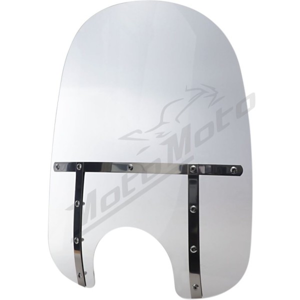 MEMPHIS SHADES METRIC Memphis Fats Windshield 53,5x56cm Harley Davidson / Honda / Indian / Kawasaki / Suzuki / Yamaha 50-1690 72-25