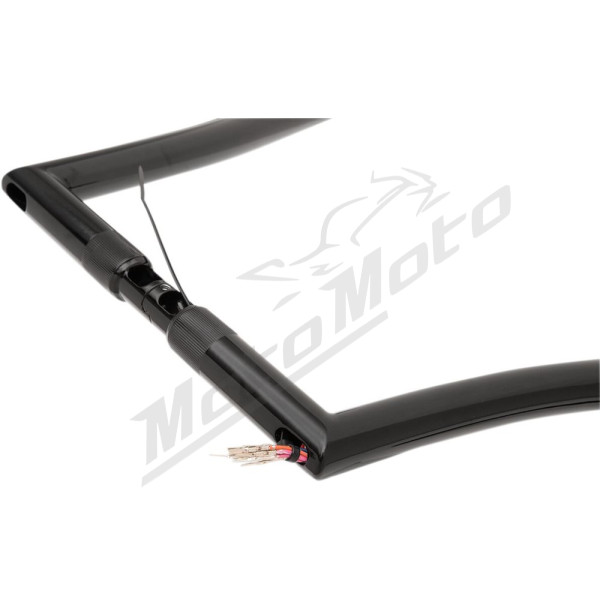 FAT BAGGERS INC. 1-1/4" EZ Install Pointed Top Ape Hanger Handlebar Black 32mm 89cm (30,5cm)