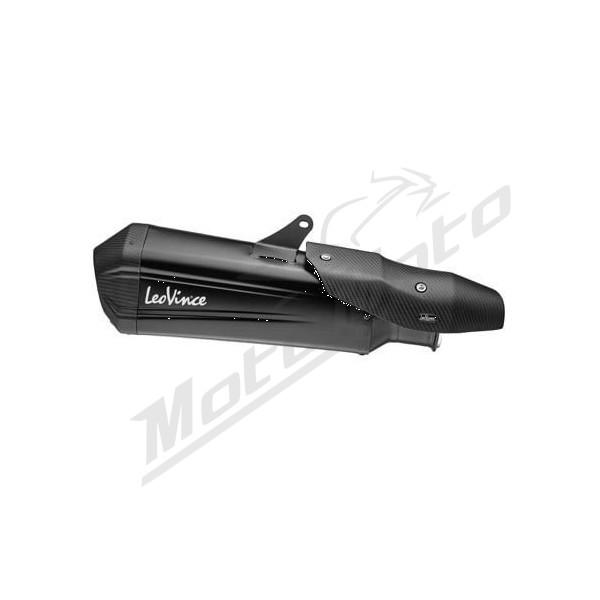 LEOVINCE LV-12 R Black Edition Slip-On Muffler Stainless Steel / Carbon Fiber Honda CRF 1100L 24-25