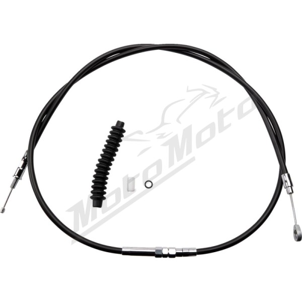 DRAG SPECIALTIES High-Efficiency Black Vinyl Clutch Cable Harley Davidson FLHR / FLHRCI / FLHRI / FLHRS / FLHRSI 883-1450cc 86-13