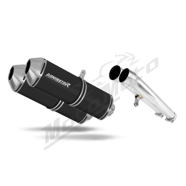 Yamaha FJ 1100 1984-1985 Dominator Exhaust Silencer Muffler OVR BLACK + dB killer