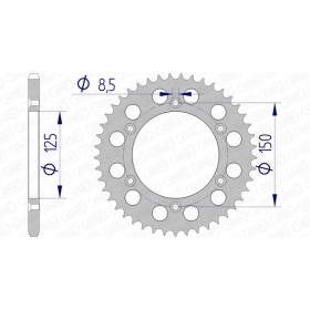 AFAM Aluminium Rear Sprocket 520 38-52teeth