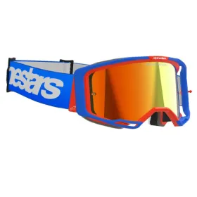 ALPINESTARS Vision 8 Wordmark Goggle (Mirror Lens) Blue