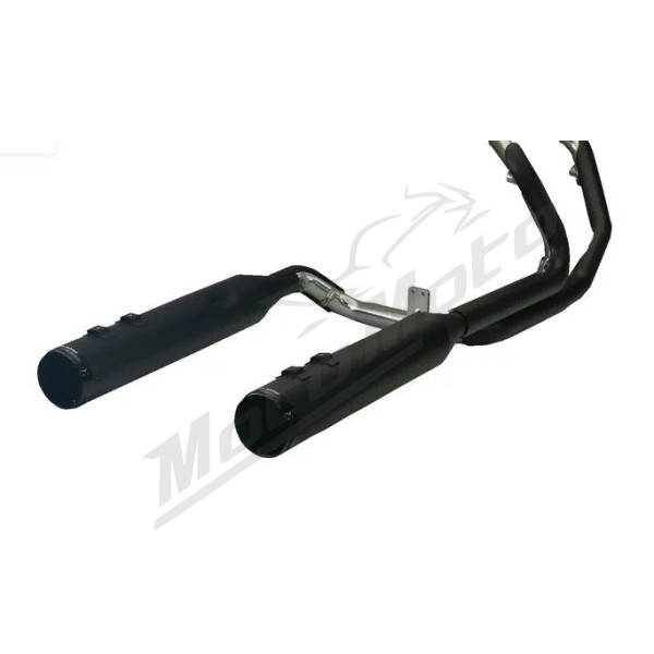 KHROME WERKS 2-into-2 Dominator Exhaust System Harley Davidson FLHR / FLHRC / FLHRCI / FLHRI / FLHRS / FLHT / FLHX / FLTRX 1450-1690 99-16