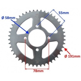 Rear sprocket JUNAK 904 / 905 46Teeth