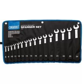 Draper HI-TORQ® Metric Ratchet Combination Spanner Set - 16 pieces