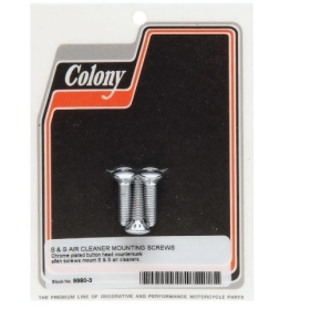 COLONY S&S Air Cleaner Cover Mounting Screw Kit Harley Davidson FL / FLHC / FLT / FXR 1200/1340 66-83