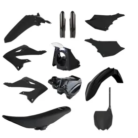 Polisport plastic kit Yamaha YZ 125/250cc 2002-2021 Black