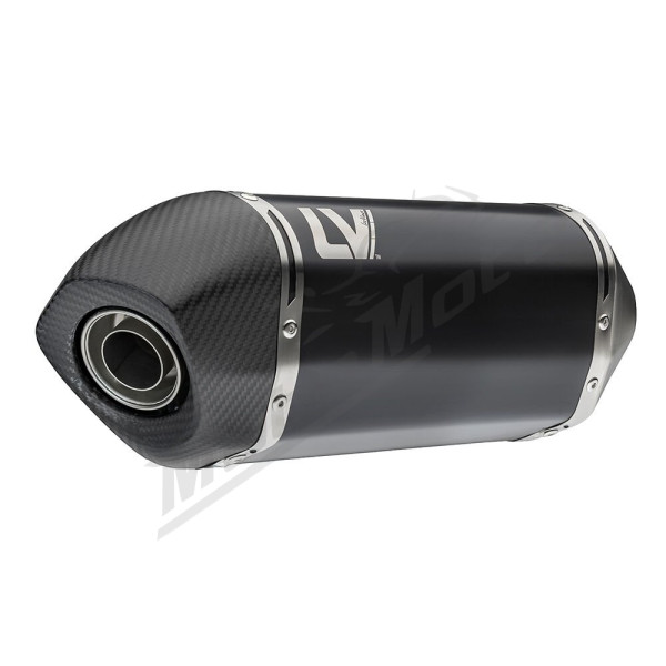 LEOVINCE LV-14 Black Edition Slip-On Muffler Stainless Steel / Carbon Fiber CF Moto / Husqvarna / KTM 790-901 19-26 