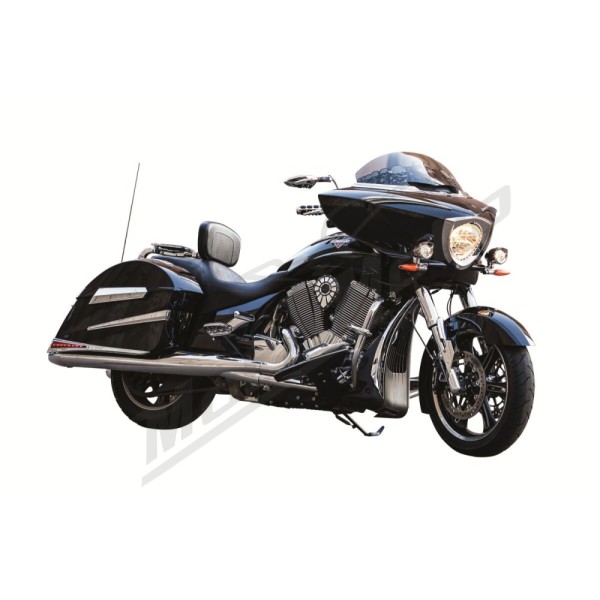 KURYAKYN Scythe Chromed Universal Mirrors 2pcs