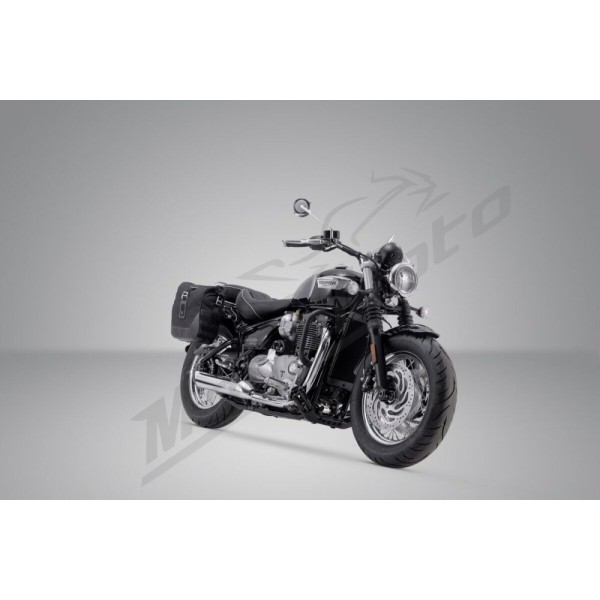 SW-MOTECH Legend Gear LC2 šoninės daiktadėžės Black Edition Triumph Bonneville 1200 Speedmaster 18-24