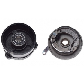 Wheel drum brake shoe hub cover left side set + brake shoes (3screws) ATV 110cc