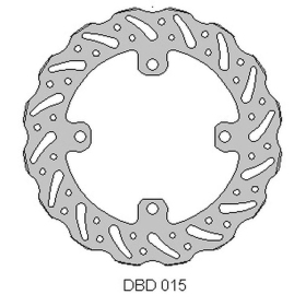 DELTA BRAKING rear disc (240x115x4mm) Kawasaki / Suzuki 125-450 03-21