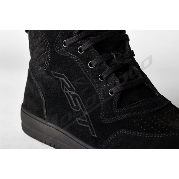 RST Hi-Top Lady Shoes - Black Suede