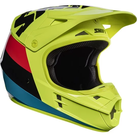 Sale! Motocross Helmet Shift Whit3 Tarmac Yellow (S Size)