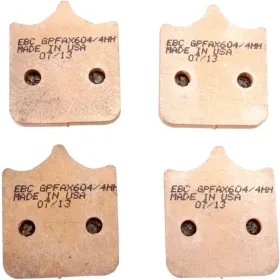 EBC Sintered Road Race "GPFAX" Brake Pads BMW S 1000 RR 10-18 / TRIUMPH SPEED TRIPLE 1050 11-16
