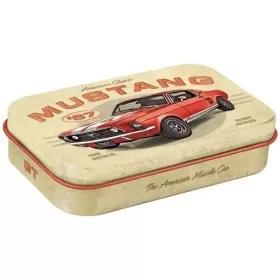 Box of mint sweets FORD MUSTANG GT 1967 60x95x20mm 1pc