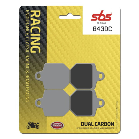 SBS DC Racing Dual Carbon Brake Pads HM Moto / KTM 450-560cc 06-13