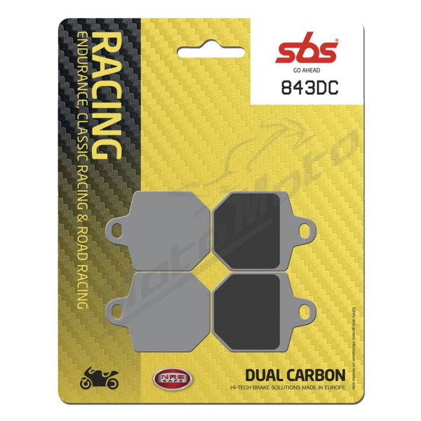 SBS DC Racing Dual Carbon Brake Pads HM Moto / KTM 450-560cc 06-13