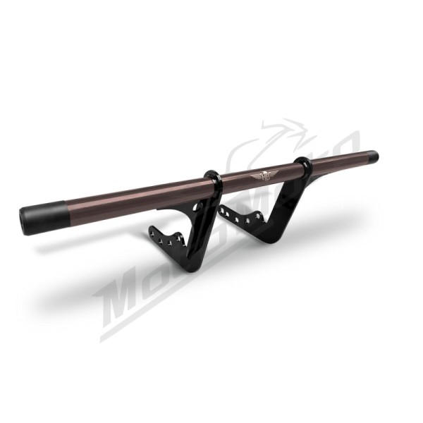 HEINZ BIKES Front Crash Bar Bronze Harley Davidson FLDE / FLFB / FXBR / FXST / FXBB 1750/1923 18-25