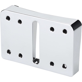 HEINZ BIKES License Plate Mount Adapter Chrome Harley Davidson FLDE / FLFB / FXBR / FXST / FXLR 1750/1923 18-24