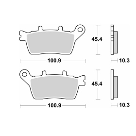 Sbs brake pads kh street performance Yamaha Niken / Tracer 18-24