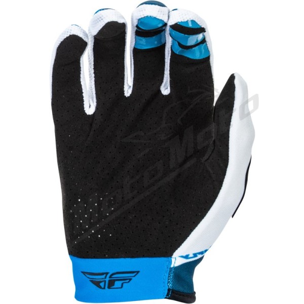 FLY RACING Lite Gloves - Grey/Lime/Teal