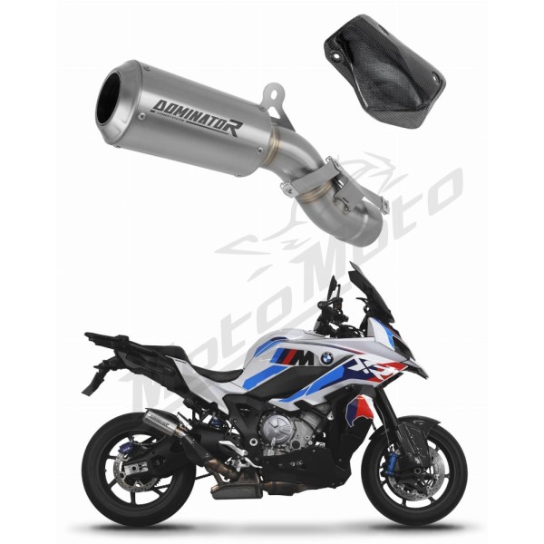 BMW M1000XR 2020-2026 Dominator Exhaust Silencer Muffler GPS + dB killer