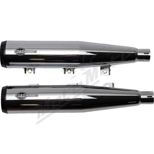 S&S CYCLE Grand National Slip-On Mufflers Indian Scout 999-1133cc 19-23