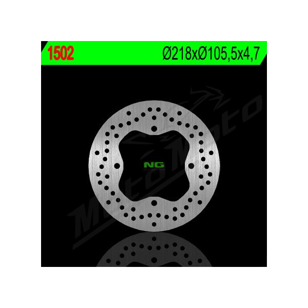 NG BRAKES Rear Fixed Brake Disc 218mm Polaris Hawkeye / Sportsman / Ranger 325-900cc 06-15