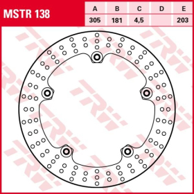 TRW Brake disc front fixed BMW R 1200 07-13