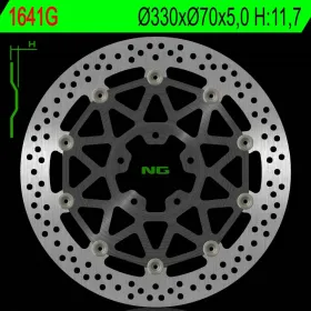 NG Priekinis plaukiojantis stabdžių diskas 330X70X5,0mm Kawasaki Ninja ZX-10 1000cc 17-23