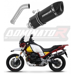 Exhaust silencer Dominator HP1 BLACK Moto Guzzi V85 TT 2019-2020 + DB KILLER