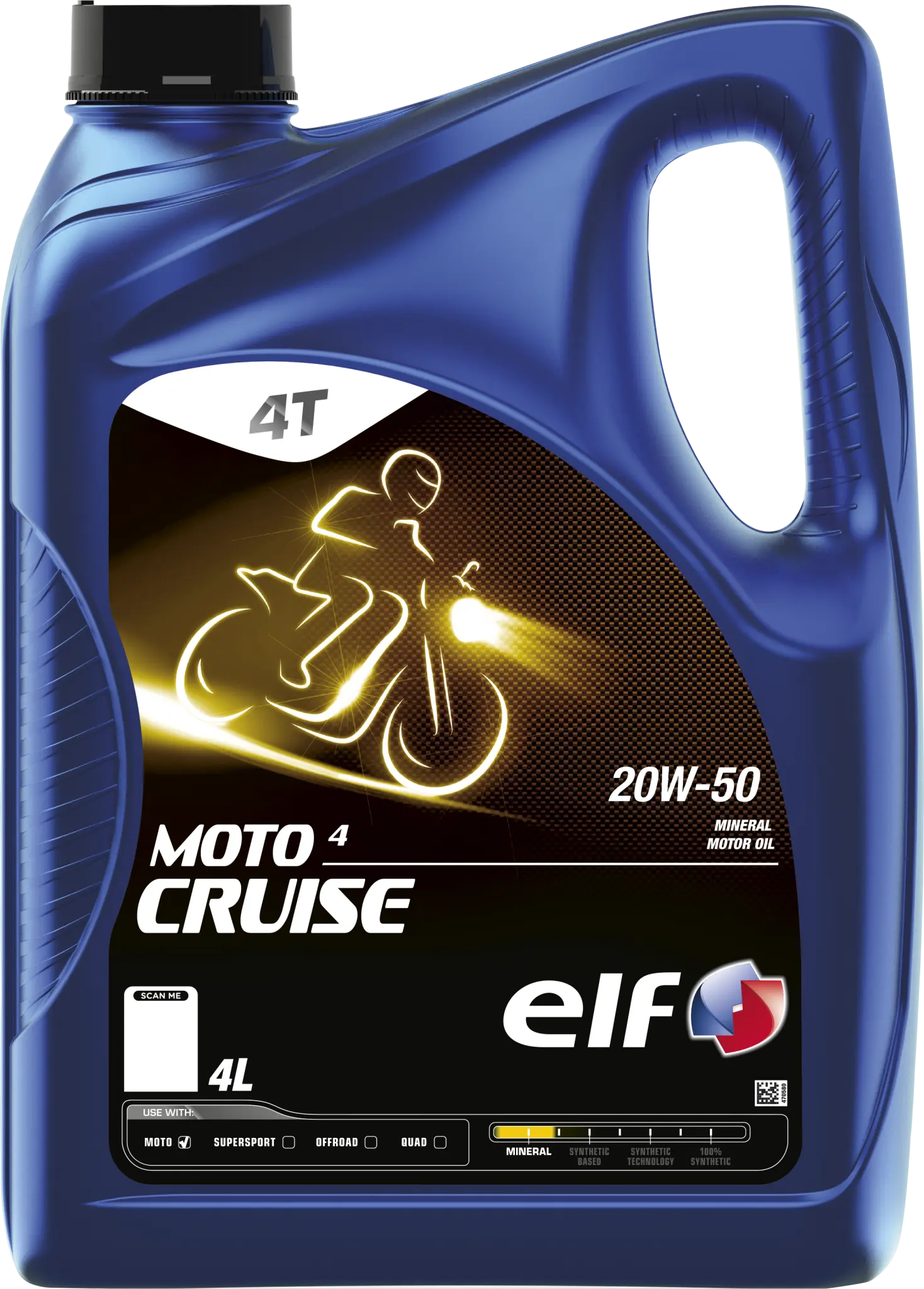 ELF Moto 4 Cruise 20W-50 ADV Oil 4L