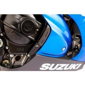 GILLES dešinysis variklio karterio apsauginis dangtelis juoda Suzuki GSX-R1000 2017-2021