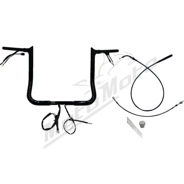 FAT BAGGERS INC. Pointed Top Vairo kompl. juodas 91.5x35.5cm Harley Davidson FLHLT / FLHX / FLHXSE 1923-1977 23-26