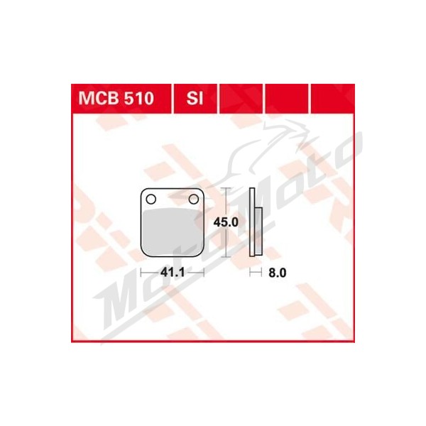 TRW All Round Sintered Metal Brake Pads Beeline / Daelim / Honda / Kawasaki / Kreidler / Mash / Peugeot / Suzuki 50-250cc 80-24