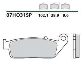 Brembo Brake pads Benelli / Daelim / Honda / Kymco / Triumph / Yamaha 125-1300cc 88-20